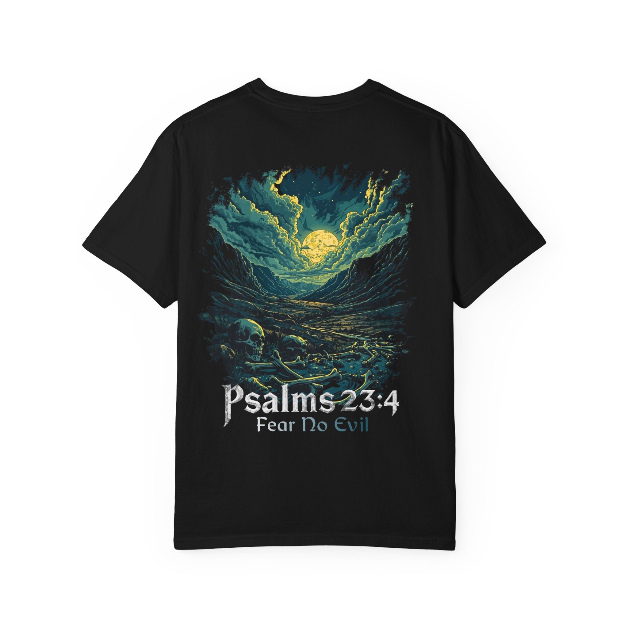 Fear No Evil Christian Unisex T-shirt, Clothing, Streetwear, Religious Faith Tee, God is in Control Apparel